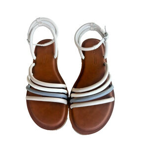 NWOT Toms | Willa Leather Strappy Putty Sandal, Women's 6